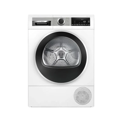 Abbildung von Bosch Wärmepumpentrockner für 8 kg Wäsche, Serie 6, A+++, 176 kWh/Jahr, Auto Dry, Anti Vibration Design, Sensitive Drying System, Umweltfreundliches Kühlmittel, Weiß, WQG235D00