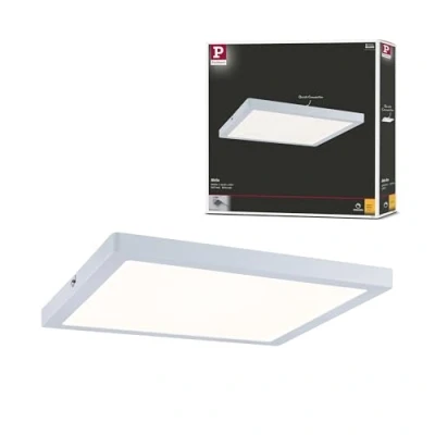 Abbildung von Paulmann 70871 LED Panel Atria eckig Deckenleuchte 24W Licht 2700K Warmweiß Weiß matt dimmbar für Wand und Deckenmontage