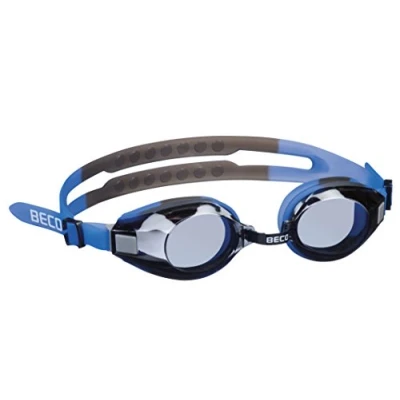 Abbildung von BECO Unisex Erwachsene Arica Profischwimmbrille, blau/grau, One Size