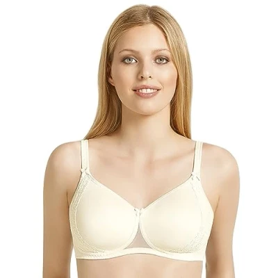Abbildung von Rosa Faia Damen BH (Ohne Bügel) 5618 Soft Mit Schale Lace Rose, Gr. 90B, Elfenbein (Champagner 047)