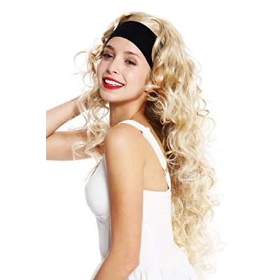 Abbildung von WIG ME UP VK 27 24BT613 Perücke Damenperücke an Stirnband lang lockig gelockt voluminös Blond gesträhnt