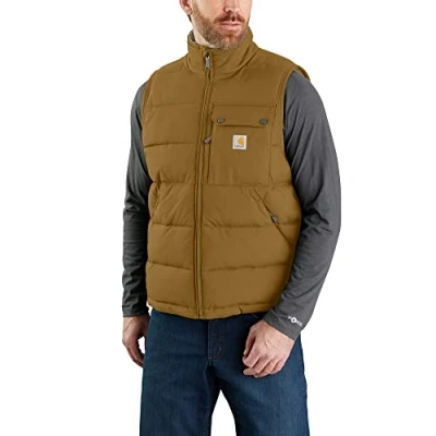 Abbildung von Carhartt Herren Montana Loose Fit Insulated Vest, Oak Brown, XL EU