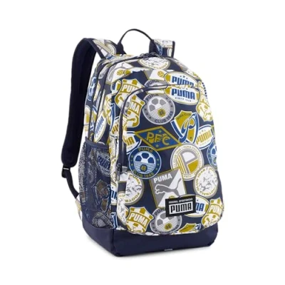 Abbildung von Puma Academy Tagesrucksack, Größe: One Size, Navy soccer badges aop