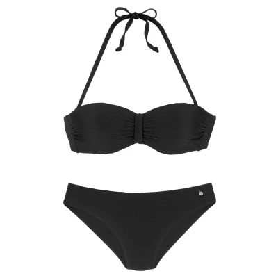 Abbildung von s.Oliver SET Bikini, Damen, Größe: 34xD, Schwarz
