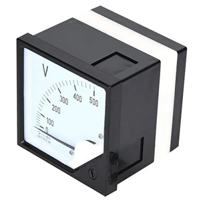Abbildung von AC 0 500 V Voltmeter mit quadratischem Panel, Analog Voltmeter, Nadelzähler für elektronische Steuergeräte
