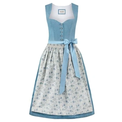 Abbildung von Stockerpoint Damen Edonita Midi Dirndl, blau, 48