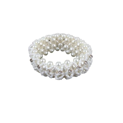Abbildung von Horka Haar Band Crystal Pearl Weiß