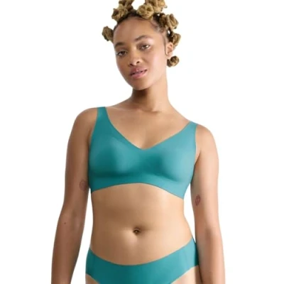 Abbildung von Sloggi Damen Zero Feel 2.0 Soft Bra, Quiet Turquoise, XL EU