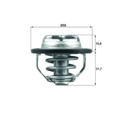 Abbildung von MAHLE ORIGINAL TX 122 82 Kühlwasserthermostat mit Dichtung OPEL: Vectra C Saloon, Insignia A Sports Tourer, Caravan