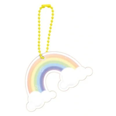Abbildung von Glimmis 37892 Reflektor Regenbogen Beidseitig reflektierender Sicherheitsanhänger, bunt