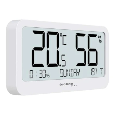 Abbildung von Technoline WS9455, Hygrometer, Thermometer, Luftfeuchtigkeitsmesser, digitales Raumthermometer, Temperaturstation