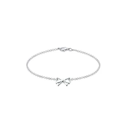 Abbildung von Elli BOW Basic Armband silvercoloured, Damen, Größe: 18, Silver coloured