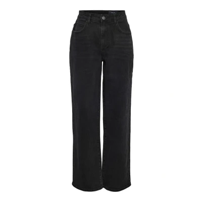 Abbildung von Noisy May Nmjosie Jeans Straight Leg, Damen, Größe: 25x30, Black denim