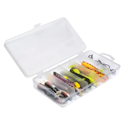 Abbildung von Berkley Pulse Shad Box mit Jigköpfen 6cm (24 Stück) Gummifisch