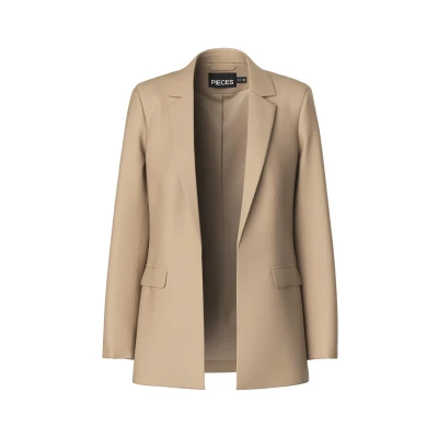Abbildung von Pieces Pcbossy LS NOOS Kurzmantel, Damen, Größe: XXL, Silver mink