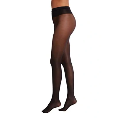 Abbildung von Wolford Damen Strumpfhose Neon, 40 DEN, Schwarz (Black 7005), M