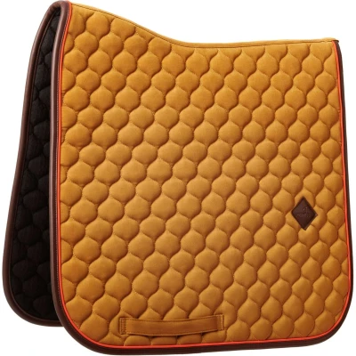 Abbildung von Kentucky Onion Quilt Neon Leather Dressage Saddle Pad