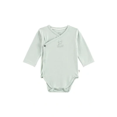 Abbildung von Sterntaler Unisex Baby Body Emmi Babybody, steingrün, 56