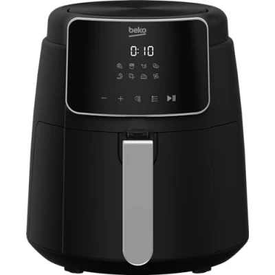 Abbildung von BEKO FRL2244B Digitale Luftfritteuse, Leistung 1500 W, 8 automatische Kochprogramme, 4,7 l Fassungsvermögen, Antihaftbeschichtung
