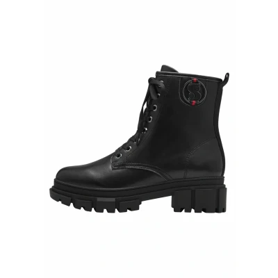 Abbildung von s.Oliver Stiefelette Schnürstiefelette, Damen, Größe: 37, Black Schuhe
