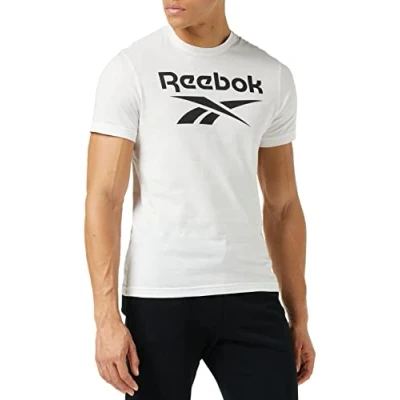 Abbildung von Reebok Tshirt print, Herren, Größe: Large, White