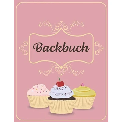 Abbildung von Backbuch: Backrezepte, Backbuch zum Selberschreiben (ca. A4) für 60 Rezepte