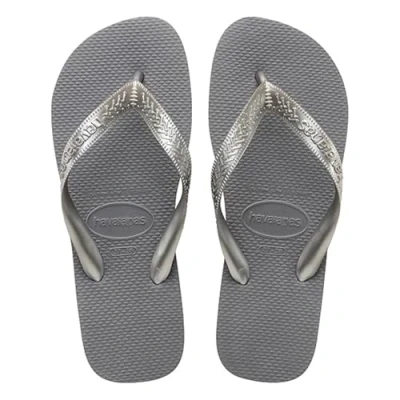 Abbildung von Havaianas Tiras Zehentrenner, Damen, Größe: 41 42, Steel grey Schuhe