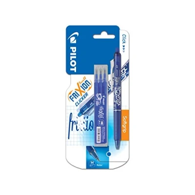 Abbildung von Pilot FriXion Clicker Tintenroller Geltinte Kugelspitze radierbar inkl. 3 Ersatzminen blau
