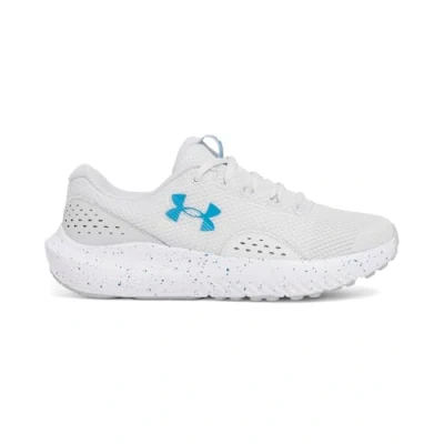 Abbildung von Under Armour Damen UA W Charged Surge 4 Laufschuhe, Distant Gray/Halo Gray/Ether Blue