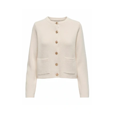 Abbildung von JDY Strickjacke, Damen, Größe: XS, Egret