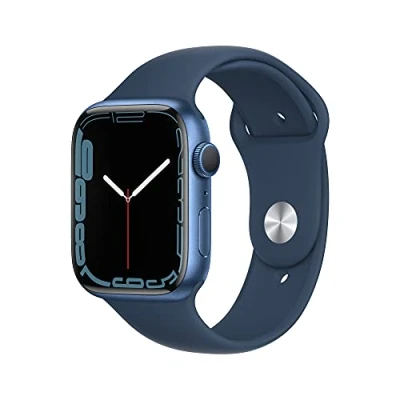 Abbildung von Apple Watch Series 7 (GPS, 45MM) Blue Aluminum Case with Abyss Sport Band (Generalüberholt)