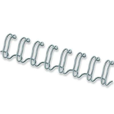 Abbildung von Fellowes Drahtbinderücken A4, 6mm, silber, 100 Stück