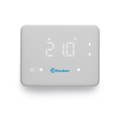 Abbildung von finder Digitaler Chronothermostat Typ 1C9190030W07 Serie 1C Finder, Superficie Bianca Opaca