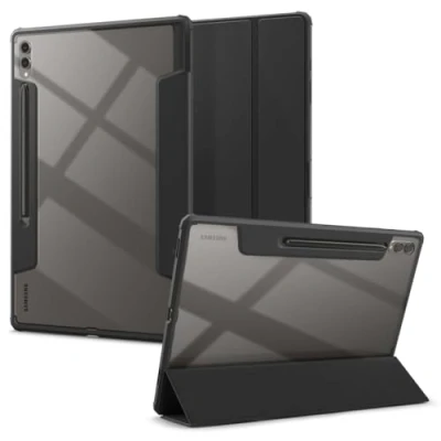 Abbildung von Spigen Ultra Hybrid Pro Hülle Entwickelt für Samsung Galaxy Tab S10 (2024) / S9 (2023) S8 (2022) Schwarz