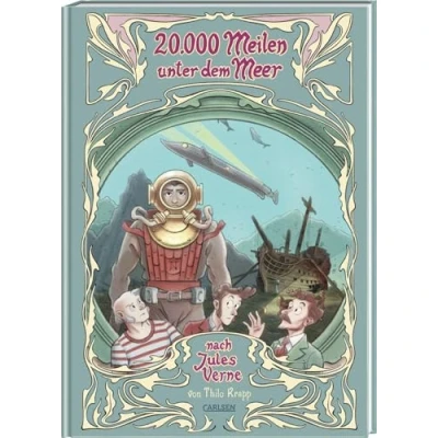 Abbildung von 20.000 Meilen unter dem Meer: Der Literaturklassiker von Jules Verne als Graphic Novel