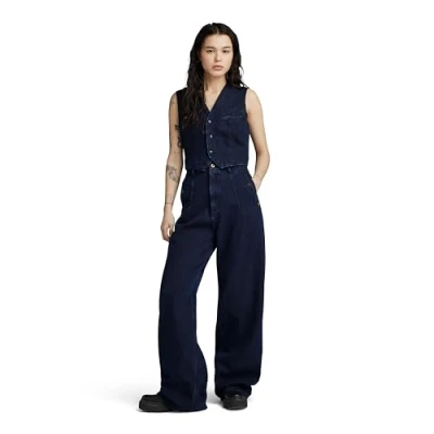 Abbildung von G Star Waistcoat Weste, Damen, Größe: XS, Rinsed