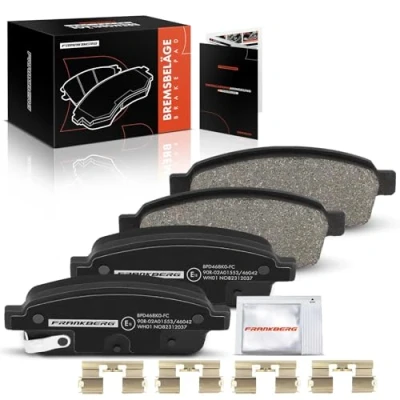 Abbildung von Frankberg Bremsbelagsatz Hinten Links Rechts Kompatibel mit Aveo Schrägheck T300 1.4L 2013 2023 Astra J P10 1.2L 2.0L 2009 2015 Zafira Tourer C P12 2011 Replace# 1605296