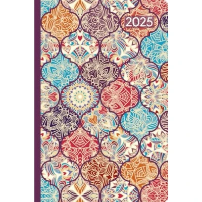 Abbildung von Alpha Edition Ladytimer Mini Oriental 2025 Taschenkalender, 8x11,5cm, Kalender mit 144 Seiten,mit einem Info und Adressteil im handlichen Miniformat, Monatsübersicht, internationales Kalendarium