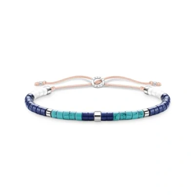 Abbildung von Thomas Sabo Armband mit blauen Steinen 925 Sterlingsilber A2065 775 7