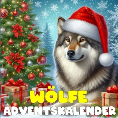 Abbildung von Wölfe adventskalender: mit 24 Bilder und schönen Fakten bis Weihnachten
