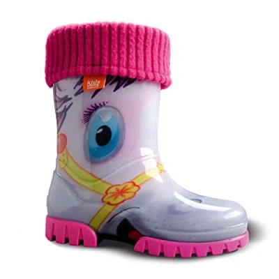 Abbildung von DEMAR Kinder Gummistiefel gefüttert Twister LUX (22/23, Pony)