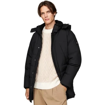 Abbildung von Tommy Hilfiger Rockie Utility Wintermantel, Herren, Größe: Large, Black