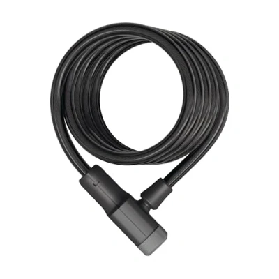 Abbildung von ABUS Spiralkabelschloss Primo 5510K/180 Fahrradschloss aus 10 mm starkem, flexiblem Kabel Sicherheitslevel 3 180 cm Schwarz