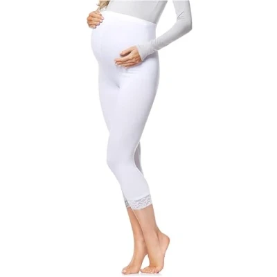 Abbildung von Bemammy Leggings Hosen, Damen, Größe: Large, Weiß