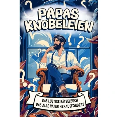 Abbildung von Papas Knobeleien: Das lustige Rätselbuch alle Väter herausfordert: ideale Geschenk für zum Geburtstag, Weihnachten und Vatertag I Gehirnjogging &amp; Denksportaufgaben mit Rätselspaß.