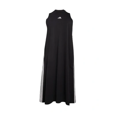 Abbildung von adidas Sportswear Essentials 3STRIPES Racerback Sportkleid, Damen, Größe: 54 56, Black/white