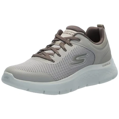 Abbildung von Skechers Herren Go Walk Flex Independent Sneaker, Hellbraunes Synthetisches Textil, 40 EU