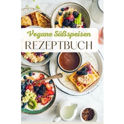 Abbildung von Veganes Dessert Kochbuch: Vegane Rezepte für Süßspeisen: süße Versuchungen ohne Tierleid: Kreative und köstliche Desserts alle, die pflanzliche Genüsse lieben. Vegane, Speisen.