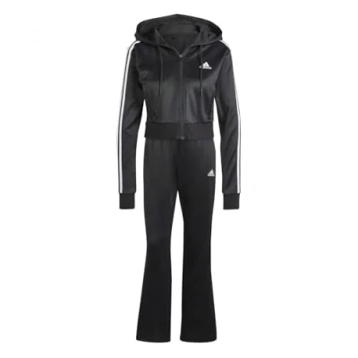Abbildung von adidas Sportswear GLAM Tracksuit Trainingsanzug, Damen, Größe: XL, Black