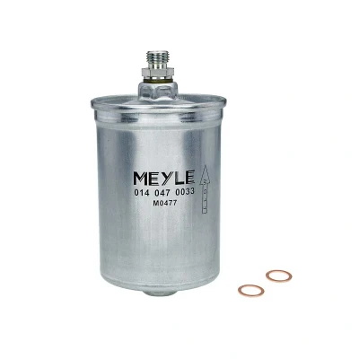 Abbildung von MEYLE 014 047 0033 Kraftstofffilter Anschraubfilter ORIGINAL Quality MERCEDES BENZ: S Class Saloon, 190, SL Convertible